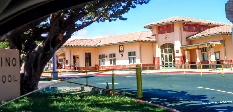 Capuchino High School campus building